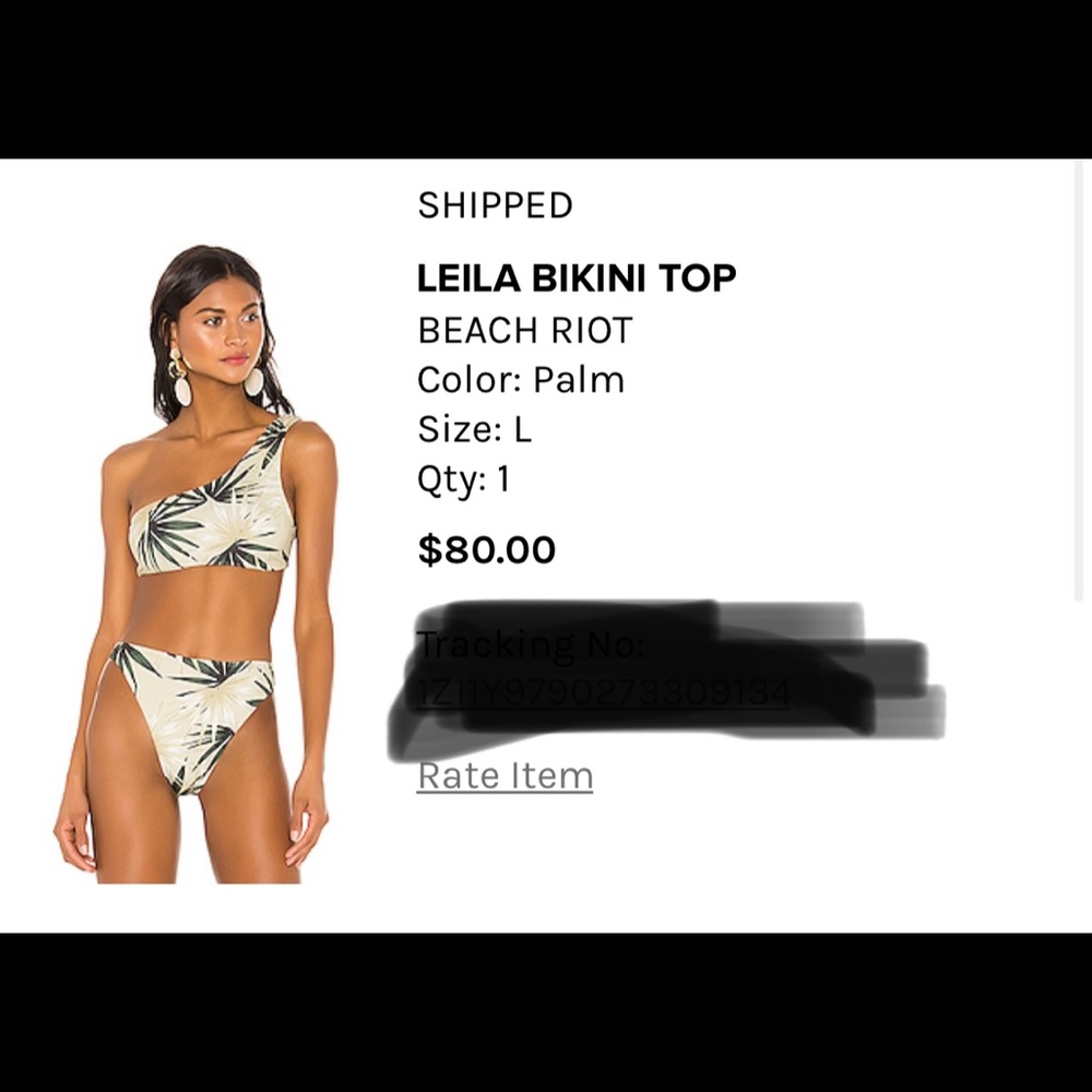 Leila Bathing suit purchased from Revolve.